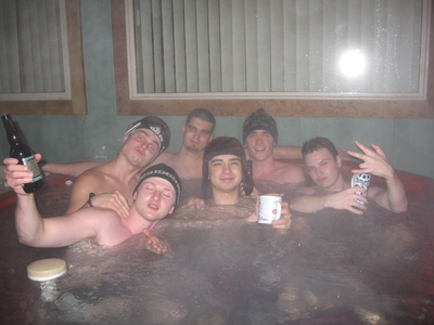 Some more of the hot tub action=)
