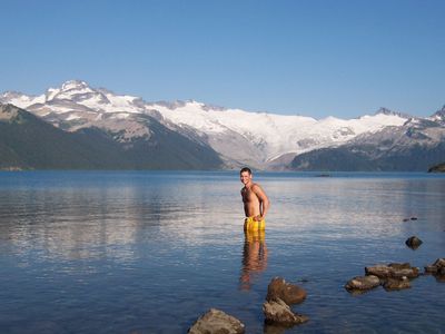 that's what I call swimming in a lake
