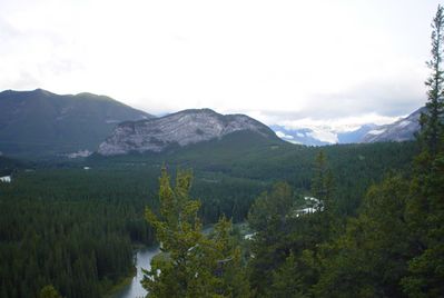 solo camping Banff
