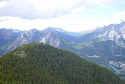 solo camping Banff
